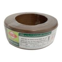 ราคา CTW สายไฟ IEC 01 THW 1x2.5 ยาว 100 เมตร สีน้ำตาล (YD09160)