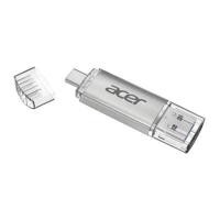 ราคา ACER USB FLASH DRIVE UT300 DUAL PORT USB 3.2 GEN1 TYPE-A/TYPE-C 256GB (YD30579)