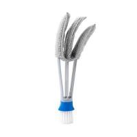 ราคา KLEANER อุปกรณ์ทำความสะอาดมู่ลี่พร้อมแปรงปัด รุ่น KB2208 สีฟ้า-เทา (YD31265)