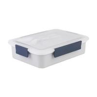 ราคา กล่องอาหารทรงเหลี่ยมฝาล็อก 5 ช่องพร้อมช้อนส้อม SUPER LO (Y025964)