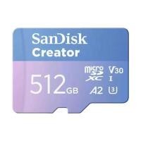 ราคา SANDISK เมมโมรี่การ์ด Micro SD รุ่น Creator 512GB พร้อมอะแดปเตอร์ (YD17150)