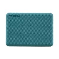 ราคา TOSHIBA เอ็กซ์เทอนัลฮาร์ดดิสก์ Canvio V10 สีเขียว 4TB (4093107)