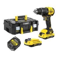 ราคา STANLEY สว่านกระแทกไร้สายไร้แปรงถ่าน 20 โวลต์ รุ่น SBD716D2T-B1 พร้อมแบตเตอรี่ (2 ก้อน) (YD18653)