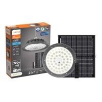 ราคา LAMPTAN โคมไฟไฮเบย์โซลาร์เซลล์ รุ่น ATMOS 200W DAYLIGHT สีเทา พร้อมรีโมต (YD29200)