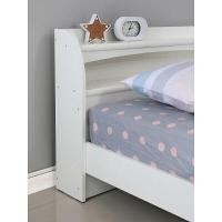 ราคา INDEX LIVING MALL เตียงไม้ รุ่นคินเดอร์-เอ ขนาด 3.5 ฟุต - สีขาว (Y082942)