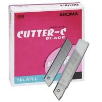 ราคา ใบมีดคัตเตอร์ 18 มม. (กล่อง100ใบ) อโรม่า AR-L (2091130)