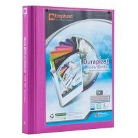 ราคา แฟ้มโชว์เอกสาร 3 ห่วง A4 สัน 5 ซม. ชมพู ตราช้าง 444 (6090025)