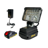 ราคา KANTO สปอร์ตไลท์ LED ไร้สาย 20V 28W รุ่น KT-POWER-LT87 (YB67377)