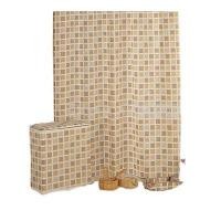 ราคา KASSA ผ้าม่านห้องน้ำ POLY รุ่น Z11-0220010-3A ขนาด 180 x 180 ซม. สีเบจ (YB89016)