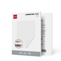 ราคา DELI พลาสติกเคลือบบัตร ขนาด A3 หนา 100 ไมครอน สีใส (แพ็ค 100 แผ่น) รุ่น ET176-TP-01 (YD34150)