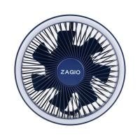 ราคา ZAGIO พัดลมไร้สายแบบแขวน รุ่น ZG-9155 BL สีน้ำเงิน แบตเตอรี่ 2000 mAh ขนาด 5 นิ้ว (YD30294)