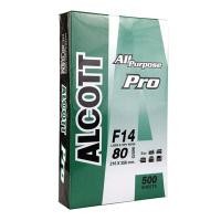 ราคา ALCOTT กระดาษถ่ายเอกสาร สีขาว ขนาด F14 80 แกรม 500 แผ่น/รีม (5011220)