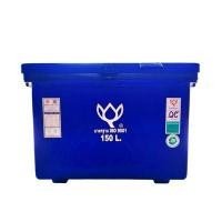 ราคา DOKBUA ตู้แช่ขาสูงบานพับพร้อมมือจับ รุ่น LF-150 สีน้ำเงิน ความจุ 150 ลิตร (YD35408)