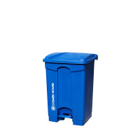 ราคา COMBI WARE ถังขยะเท้าเหยียบทรงเหลี่ยม สีน้ำเงิน ขนาด 45 ลิตร (YA28873)