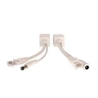 ราคา อะแดปเตอร์จ่ายไฟผ่านสายแลน Passive Power Over Ethernet (PoE) Injector + Splitter (YD32932)