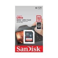 ราคา SANDISK การ์ดหน่วยความจำ SD Card Ultra รุ่น SDSDUNR-032G-GN3IN ความจุ 32GB 100MB/s (YD31289)