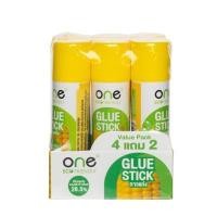 ราคา ONE กาวแท่ง Eco-Friendly รุ่น 7601 สีขาว ขนาด 9 ก. (แพ็ค 6 แท่ง) (3090751)