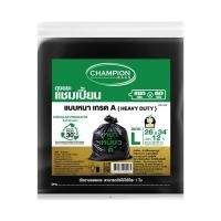 ราคา CHAMPION ถุงขยะแบบหนาเกรด A สีดำ ขนาด 26x34 นิ้ว (แพ็ค 12 ใบ) (YD34489)