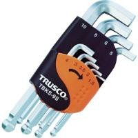 ราคา TRUSCO ชุดประแจหกเหลี่ยมหัวบอลคอสั้น 9 ชิ้น 1.5-10MM (YA41968)