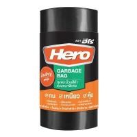 ราคา HERO ถุงขยะดำหนาพิเศษแบบม้วน สีดำ ขนาด 36x45 นิ้ว (30 ใบ/ม้วน) (0008820)