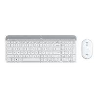 ราคา LOGITECH ชุดคีย์บอร์ดและเมาส์ไร้สาย รุ่น MK470 สีขาว (4007499)