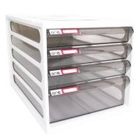 ราคา ตู้เอกสาร 4 ชั้น ONE รุ่น CFB-4 โครงสีขาว ลิ้นชักสีเทา (6092695)