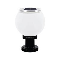 ราคา HI-TEK โคมไฟหัวเสาภายนอกโซลาร์เซลล์ 3W สีขาว ป้องกันน้ำฝุ่น IP65 (YB01626)