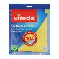 ราคา VILEDA ผ้าฟองน้ำอเนกประสงค์ รุ่น 518 ขนาด 18x20 ซม. แพ็ก 2 ชิ้น สีเหลือง-ชมพู (YD34554)