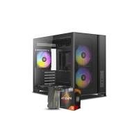 ราคา คอมพิวเตอร์ตั้งโต๊ะทำงานสำนักงาน AMD Ryzen 5 5600G | RAM 16GB / SSD NVMe 500GB (ชุดพร้อมใช้งาน + ฟรีชุดเมาส์คีย์บอร์ด OKER) (YD37568)