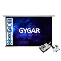 ราคา GYGAR จอโปรเจคเตอร์แบบมอเตอร์ไฟฟ้า (4:3) สีขาว Matte White ขนาด 150 นิ้ว (YD36689)