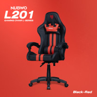 ราคา NUBWO เก้าอี้เกมมิ่ง รุ่น L201 สีดำ-แดง (A020237)