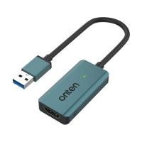 ราคา ONTEN VIDEO CAPTURE รุ่น US331 INTERFACE HDMI TO USB-A 3.0 INPUT HDMI OUTPUT USB-A รองรับความละเอียด 4K@60Hz (YD37216)