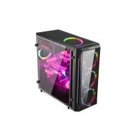 ราคา เคสคอมพิวเตอร์ ATX Case Vigor Rainbow ITSONAS A0121072 สีดำ (Y070440)