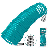 ราคา TOTAL สายลม PU สีเขียว แบบขดสปริง พร้อมคอปเปอร์ รุ่น THT11151-3 ขนาด 5x8 มม. ยาว 15 เมตร (YA27689)