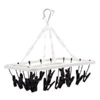 ราคา INDEX LIVING MALL ที่ตากผ้าแบบเหลี่ยม 24 ตัว รุ่นเคน - สีดำ (YA30353)