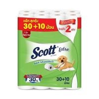 ราคา SCOTT กระดาษชำระ รุ่น Extra Double Roll ความยาว 2 เท่า (แพ็ค 40 ม้วน) (YD34659)