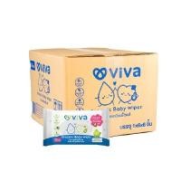 ราคา VIVA ทิชชู่เปียก รุ่น Organic Baby Wipes สีขาว ขนาด 20 แผ่น (36 ห่อ/ลัง) (0A00060)