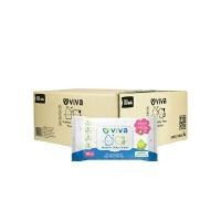 ราคา VIVA ทิชชู่เปียก รุ่น Organic Baby Wipes สีขาว ขนาด 80 แผ่น (12 ห่อ/แพ็ค) (0A00061)