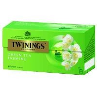 ราคา TWININGS ชาอังกฤษ สูตร Green Tea Jasmine ขนาด2กรัม (25 ซอง) (0040670)