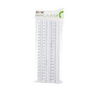 ราคา ONE สันห่วง 19 มม. รุ่น Home&amp;Office สีขาว (แพ็ค 10 อัน) (7001863)