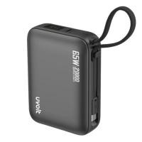 ราคา UVOLT แบตสํารอง 20000mAh Power Bank รุ่น UVP20C-01 สีดำ (YD10659)