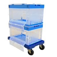 ราคา MEDILA ลังพลาสติกพับได้ สีใส รุ่น STEQ-53-63-33CBK (เฉพาะกล่อง) (YC05402)