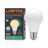 ราคา LAMPTAN หลอดไฟ LED หรี่แสงได้ ขั้ว E27 รุ่น BULB DIM แสง Cool White กำลังไฟ 9 วัตต์ (YD30797)