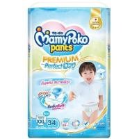 ราคา MAMY POKO กางเกงผ้าอ้อมเด็กชาย ขนาด XXL แพ็ค 34 ชิ้น (YD28105)