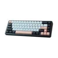 ราคา AULA คีย์บอร์ดไร้สายบลูทูธ รุ่น F65 (Sky Blue Switch) สีขาว-ชมพู-ดำ (YD32582)