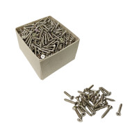 ราคา ผีเสื้อ สกรูเกลียวปล่อย หัวเตเปอร์เรียบ (หัว F) #10 x 5/8 นิ้ว รุ่น PK1442 (กล่องละ 1,000 ตัว) (YD12125)