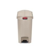 ราคา RUBBERMAID ถังขยะเท้าเหยียบฝาเปิด 2 ด้าน SLIMJIM สีเบจ 30 ลิตร (Y013646)
