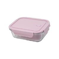 ราคา RRS กล่องแก้วถนอมอาหาร รุ่น 530054 สีชมพู ขนาด 1040ml (YC05303)