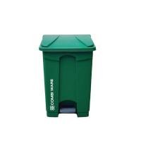 ราคา ถังขยะเท้าเหยียบทรงเหลี่ยม, คอ COMBI WARE KL-34-45L-GRN (Y031842)