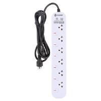 ราคา รางปลั๊กไฟ มอก. 6ช่อง 6สวิตช์ โตชิโน JT6-10M 10ม.(16A) (8090768)